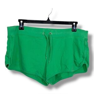 Y2K XL Old Navy Green Casual Shorts Drawstring Waistband Athleisure Athletic